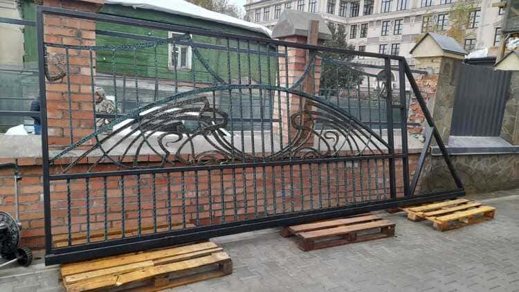 Ворота из профнастила Ивантеевка